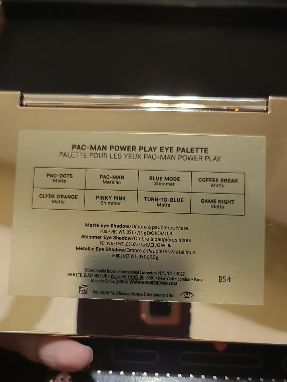 Bobbi Brown PAC-MAN Power Play Eye Shadow Palette Limited Edition NEW in Box